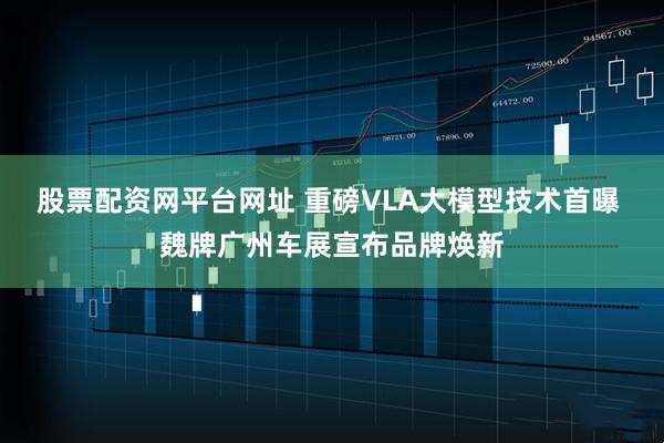 股票配资网平台网址 重磅VLA大模型技术首曝 魏牌广州车展宣布品牌焕新